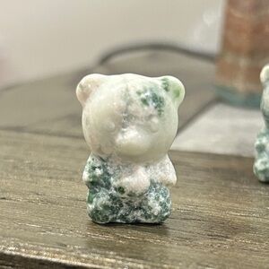 Tree agate teddy bear crystal